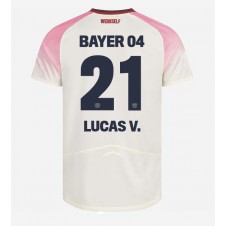 Bayer Leverkusen Lucas Vazquez #21 Bortatröja 2025-26 Korta ärmar